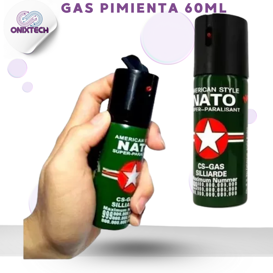 GAS PIMIENTA 60ML DEFENSA PERSONAL